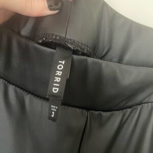 Torrid Pleather leggings